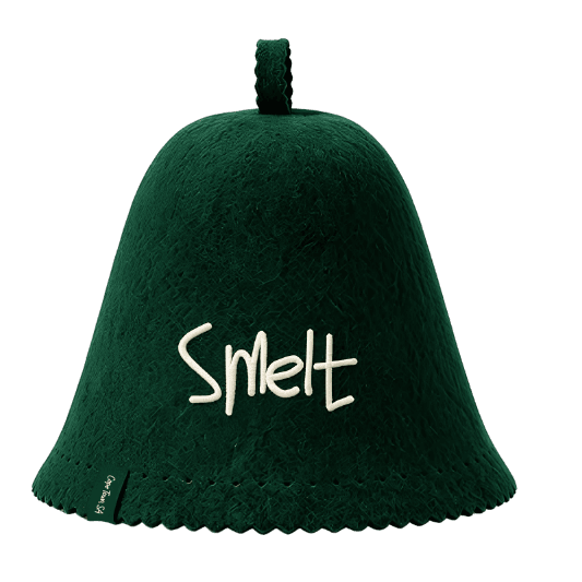 Smelt Forest Green sauna hat